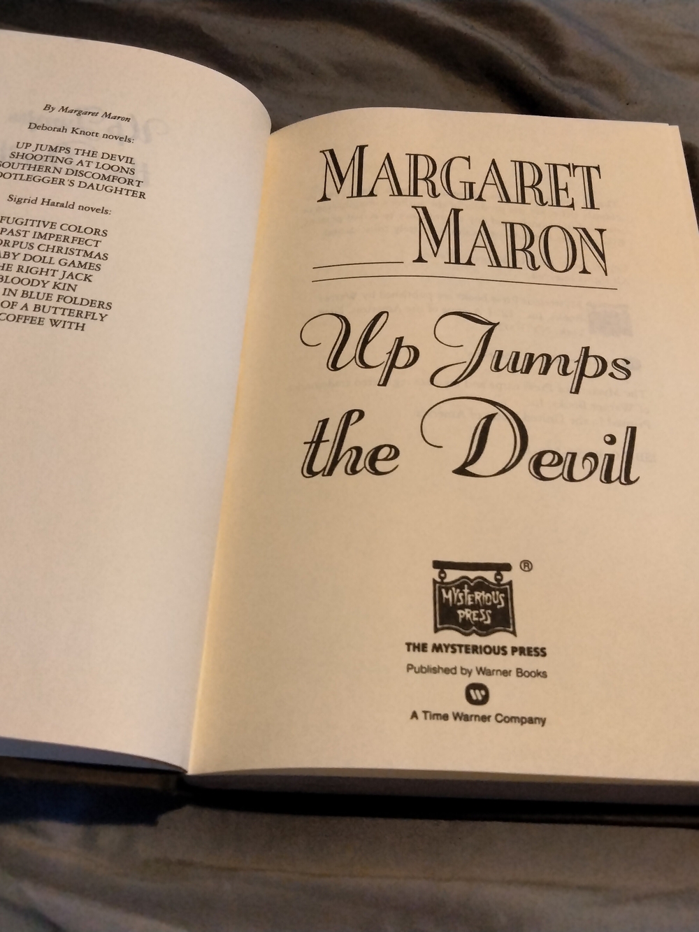 Margaret Maron "Up Jumps the Devil" Hardcover